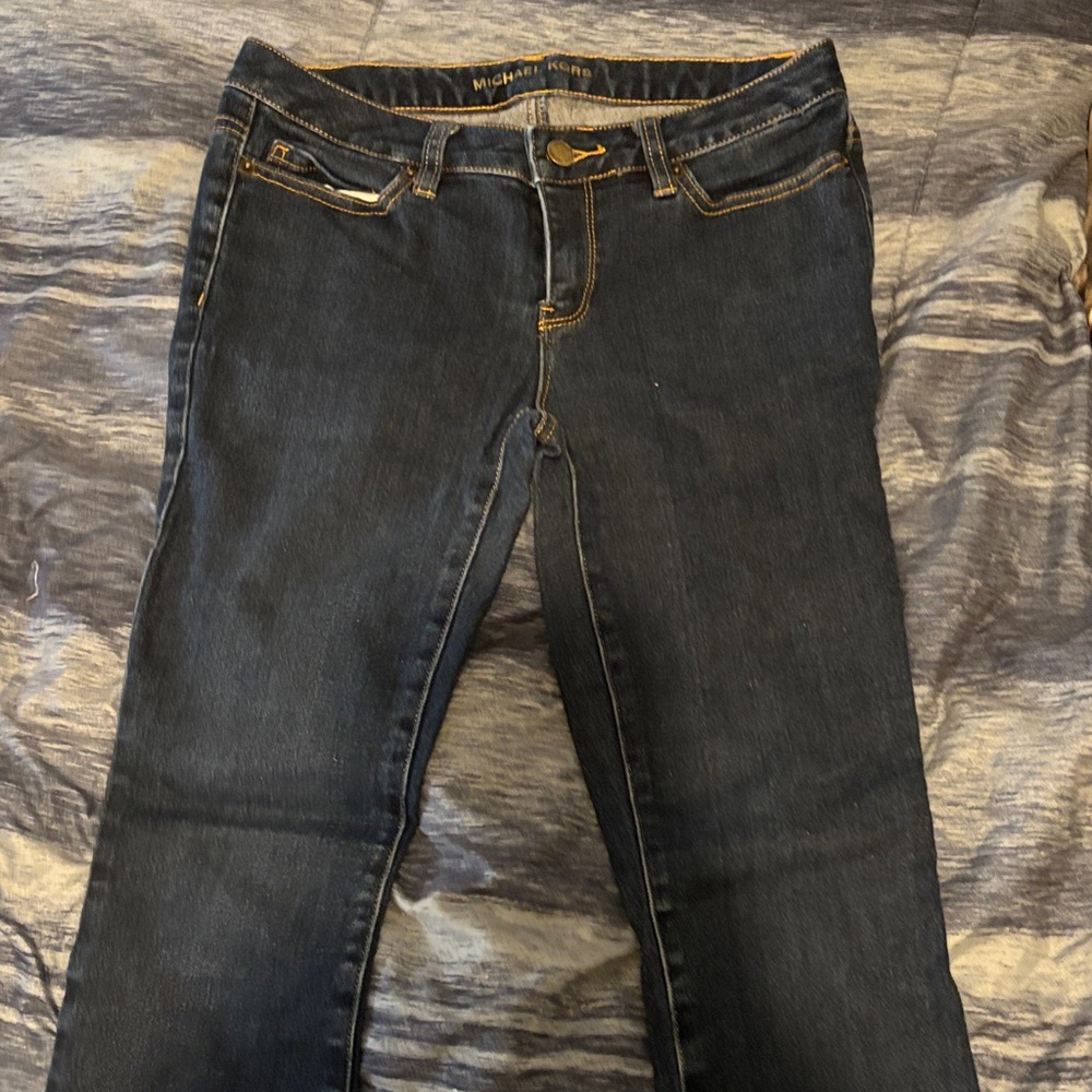 Michael Kors Women's Dark Blue Skinny Jeans